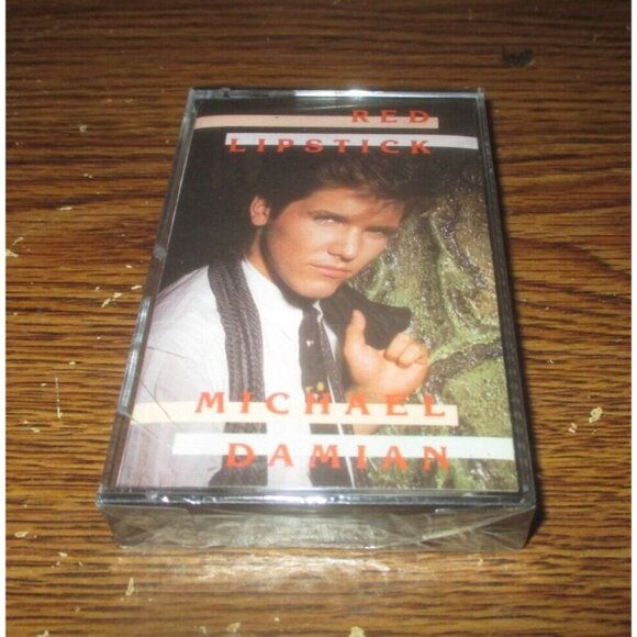 Michael Damian - Red Lipstick on cassette (CBS Records Canada, 1986) (unopened) - Picture 1 of 2